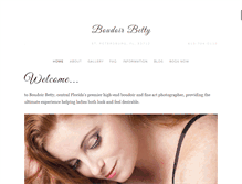 Tablet Screenshot of boudoirbettyfl.com